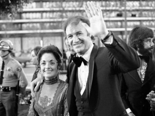Betsy Arakawa esposo Gene Hackman con su primera esposa Faye Maltese